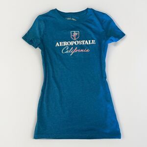 Blue Womens Aeropostale Medium Shirt